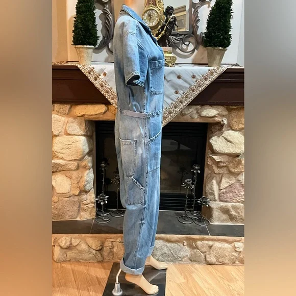 PISTOLA Grover denim relaxed jumpsuit - Picture 10 of 13